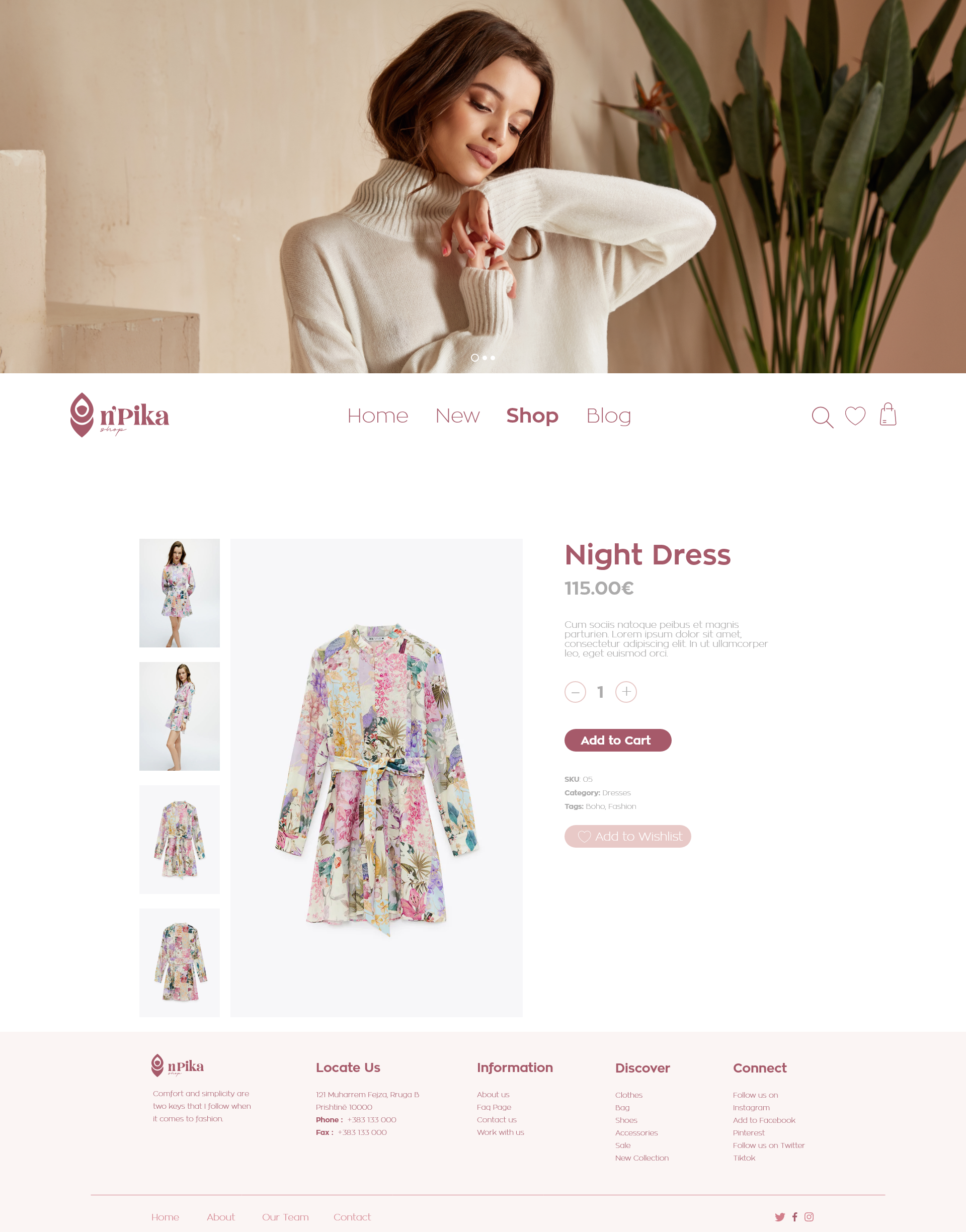 npika landing night mode