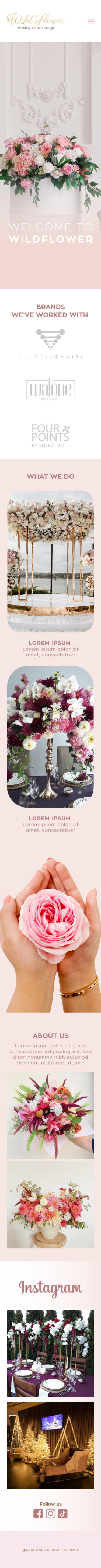 WildFlower Studio landing